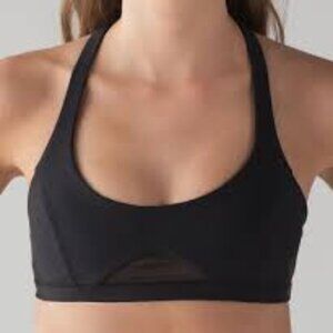 Lululemon Flow Rider Racerback Bikini Top, Black, Size 6